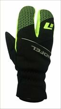 Winter Cycling/Running Windproof Waterproof Lobster Glove Black/Neon Medium Size
