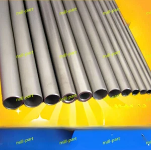 2PC Titanium Tube TA2 (OD) 3mm-19mm (T )0.5mm 1mm Ti Round Tubing Tubes 50cm (L) - Picture 1 of 3