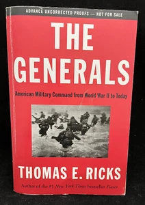 The Generals US Military Command WW2-Today Advance Uncorrected Proof 2012 RARE! - Bild 1 von 5