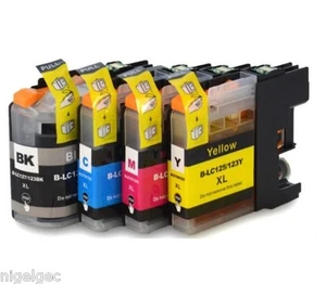 JUEGO DE 4 tintas compatibles con Brother LC123 DCP J4110DW J132W J152W - Imagen 1 de 1