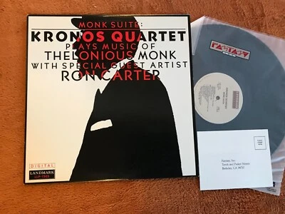 KRONOS QUARTET Thelonious Monk Suite Vinyl LP 1985 Record RON CARTER llp-1505! - Image 1 of 4