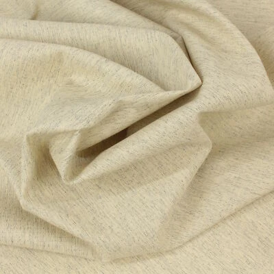 Stoff Meterware Polina Meliert Creme Polyester Kissen Vorhang Tischdecke Deko - Bild 1 von 4