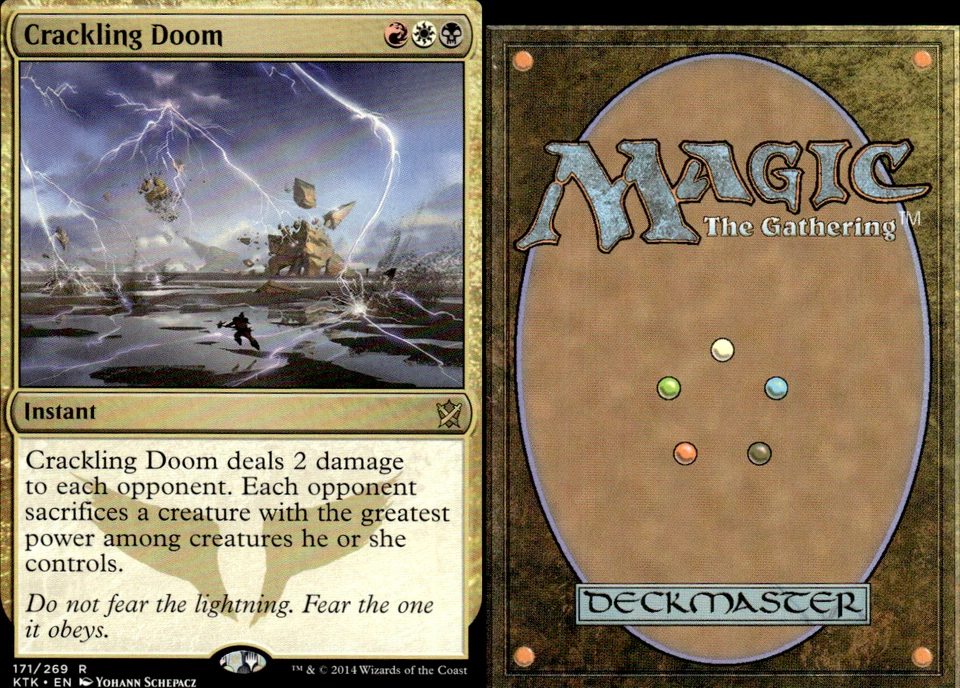 Magic the Gathering -MTG-Crackling Doom - Image 1 of 1