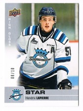 2019-20 Upper Deck CHL High Gloss Parallel #320 Hendrix Lapierre 08/10