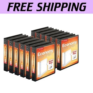 Durable 3-Ring Binders, 1.5'' Round Rings, Holds 350 Sheets - Carton of 12 - Picture 1 of 8