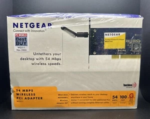 Adaptateur PCI sans fil NETGEAR WG311 pour connectivité sans fil de bureau. Neuf - Photo 1/4