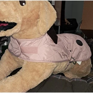 Barbour Dog Coat, Taupe and Pink, Large, 18" Chest - Picture 1 of 6