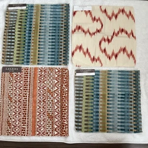 Lee Jofa Tessuto (4)Campione Resto Stampa Floreale Cotone 13" x 13" - Foto 1 di 5