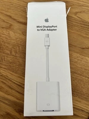 Original Apple Mini DisplayPort to VGA Adapter A1307 weiß in OV, neu - Bild 1 von 3