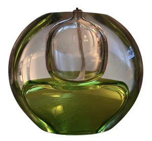 Tarnow Polen Öl Duft Vase Smaragdgrün Kristallglas Vintage EUC - Bild 1 von 8