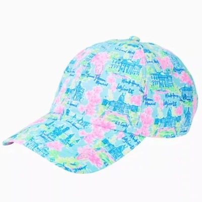  Gorra Lilly Pulitzer Run Around Honda clásica nueva con etiquetas gorra de viaje dorada al aire libre  Foto 1 de 3