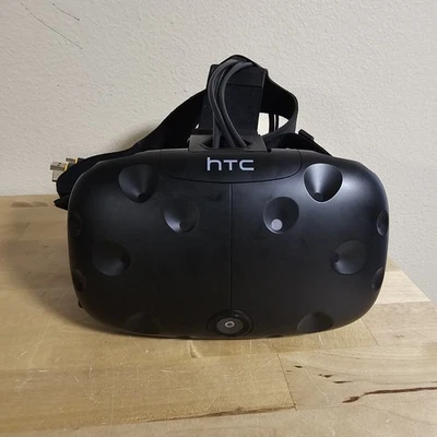 HTC Vive Virtual Reality Headset - Headset ONLY with Cable Tested Working - Image 1 of 4