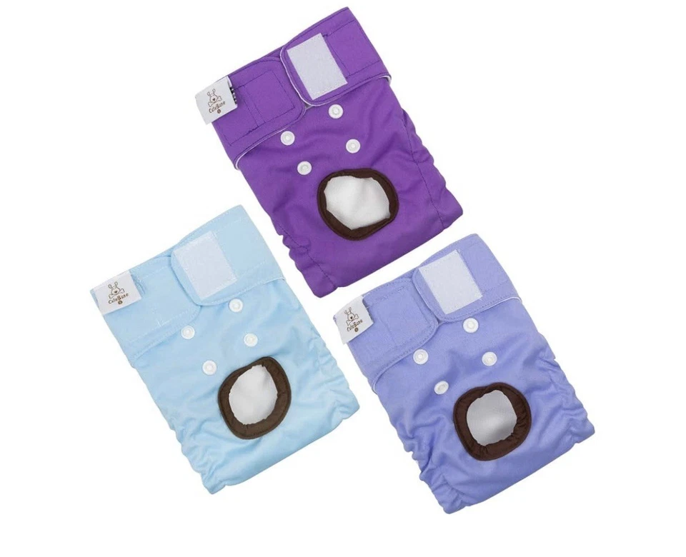 Cute Bone(MEDIUM)female Dog Period Diapers 3 Pack. - Image 1 of 4