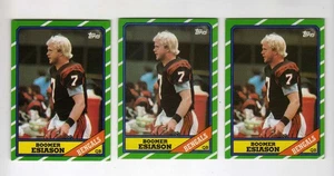 1986 Topps #255 ... Boomer Esiason 3 Rookie RC Lot ... Bengals - Picture 1 of 2