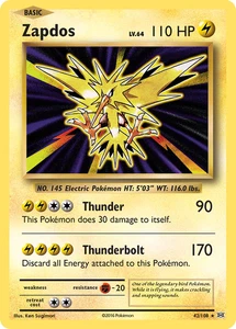 Zapdos (42/108) [XY: Evoluzioni] Holofoil inverso quasi nuovo - Foto 1 di 1