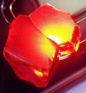 Natural Orange Zircon Rough 226.90 Ct Loose Gemstone With Certificate - Picture 1 of 6