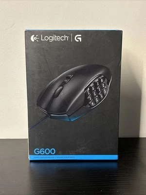 Logitech G600 MMO Wired Gaming Mouse - Black - Image 1 of 4