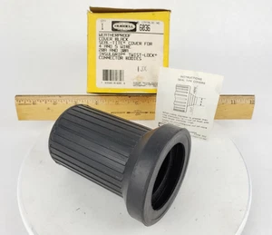 Hubbell 6036 Connector Backshell Weatherproof Boot 4 & 5 Wire Plugs Industrial - Picture 1 of 9