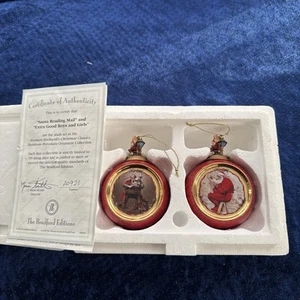 Norman Rockwell's Christmas Classics Erbstück Porzellan Ornament Sammeln - Set 6 - Bild 1 von 3