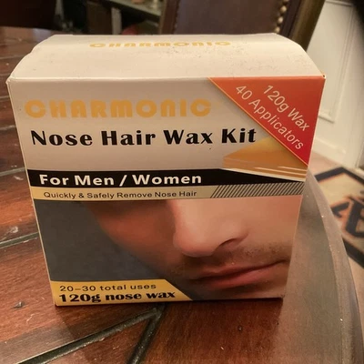 120g Nose Hair Waxing Kit with 40 Applicators - Quick & Painless  - Image 1 of 4
