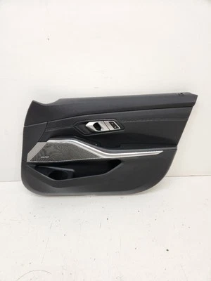 BMW M3 G80 2021-2025 NEGRO PANEL PUERTA INTERIOR LADO PASAJERO DELANTERO DERECHO OEM Foto 1 de 4