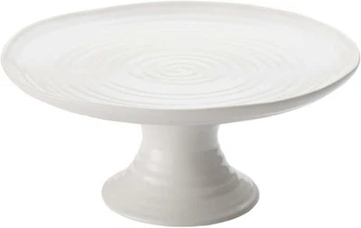 Portmeirion Sophie Conran White Mini Cake Stand/6.5" Cupcake Stand, White-543775 - Image 1 of 4