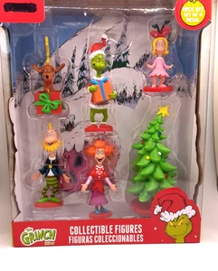 NEW Dr. Seuss How The Grinch Stole Christmas 6 Collectible Figures Set - Picture 1 of 4