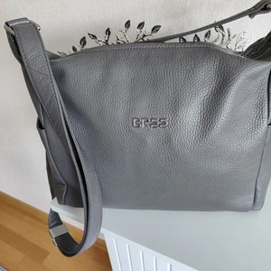 Tasche Bree Grau Leder Wie Neu - Bild 1 von 10