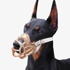 Dog Muzzle Basket Muzzle Anti Biting Chewing Sturdy Lightweight Muzzle Allows... - Picture 1 of 1