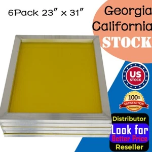 6Lot Aluminum Frame Silk Screen Printing Screens 23" x 31" 305 Mesh Georgia - Picture 1 of 13