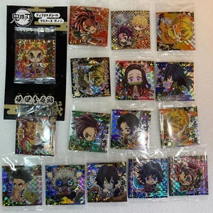 Daemon Slayer Kimetsu-no-Yaiba 16 piezas pegatina oblea sello deformado anime Japón - Imagen 1 de 3