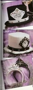 New Year Hats - 4 Designs - 7 count pc - Plastic Canvas Pattern ONLY - Picture 1 of 2