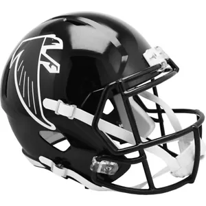 Casco de fútbol americano réplica tamaño completo velocidad retroceso Atlanta Falcons 1990-02 - Imagen 1 de 4