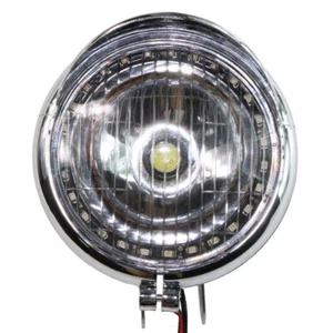 Nuevo faro antiniebla LED cromado ojo de ángel para Kawasaki Vulcan 1700 1500 2000 900 800 - Imagen 1 de 4
