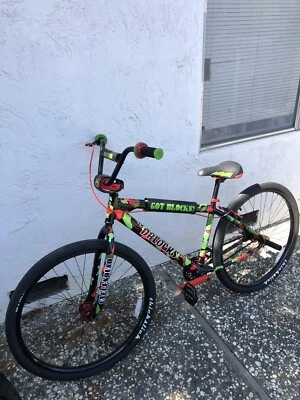 2021 SE Bikes DBLOCKS BIG RIPPER 29IN Green/Red Camo BMX Bike Retail $1000 - Image 1 of 4
