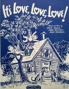 Partitura musical vintage de Fox Trot Rhumba 1943 de Its Love Love - Imagen 1 de 3