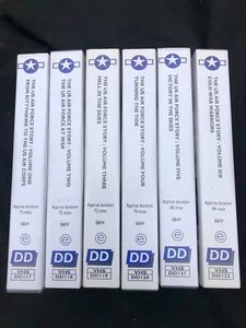 RARE THE US AIR FORCE STORY (VHS) SET OF 6 VIDEOS - Aircraft /USAAF/aeroplanes - Picture 1 of 11
