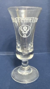 Jagermeister Stemmed Shot Glasses Tulip Shaped Clear Glass 2 oz. - Picture 1 of 2