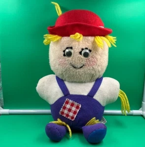 Muñeco de peluche vintage Del Monte Shoo Shoo Scarecrow Collctor 1983 14" - Imagen 1 de 3