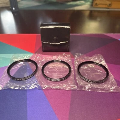 VIVITAR 55mm Close Up Lens Set with No.1, No.2 +No.4 In Original Case Excellent - Image 1 of 4