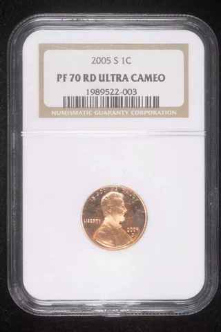 2005 S Small Cents Lincoln, Memorial Reverse NGC PF-70 RD ULTRA CAMEO Cover