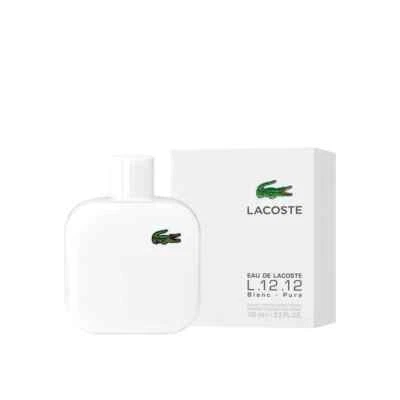 Lacoste L.12.12 Blanc 100ml Mens EDT 100% Genuine Brand New - image 1 of 2