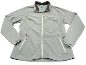 Eddie Bauer First Ascent Jacket womens XL lightweight softshell thumb holes hike - Picture 1 of 17