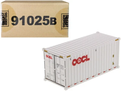 20' Dry Goods Container OOCL White 1/50 Transport Series CARZ - Image 1 of 3