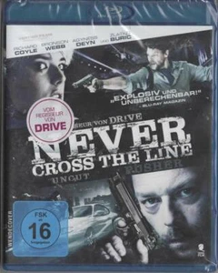 Never Cross The Line Uncut Blu Ray NEU Richard Coyle Bronson Webb Agyness Deyn - Picture 1 of 2