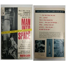 Martin Caidin Man Into Space Pyramid Books PR35 First Edition 1961