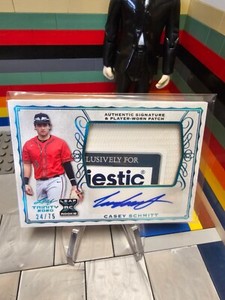 2020 Leaf Trinity Rookie Patch Auto CASEY SCHMITT RC Giants #/75