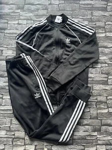 Conjunto de chándal para hombre Adidas Originals Superstar chaqueta joggers negro pequeño S - Imagen 1 de 14