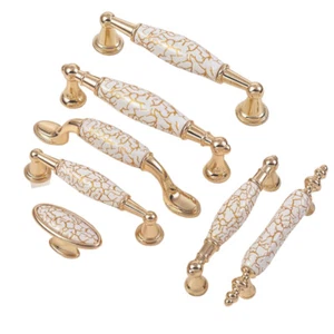 Möbelgriffe Schubladengriff KNÖPFE Schrankgriff Keramik Bogengriffe Stangengriff - Bild 1 von 28