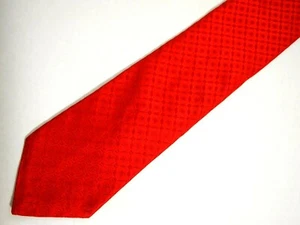 City of London Herren Krawatte Krawatte dezent geometrisch rot 58" - Bild 1 von 5